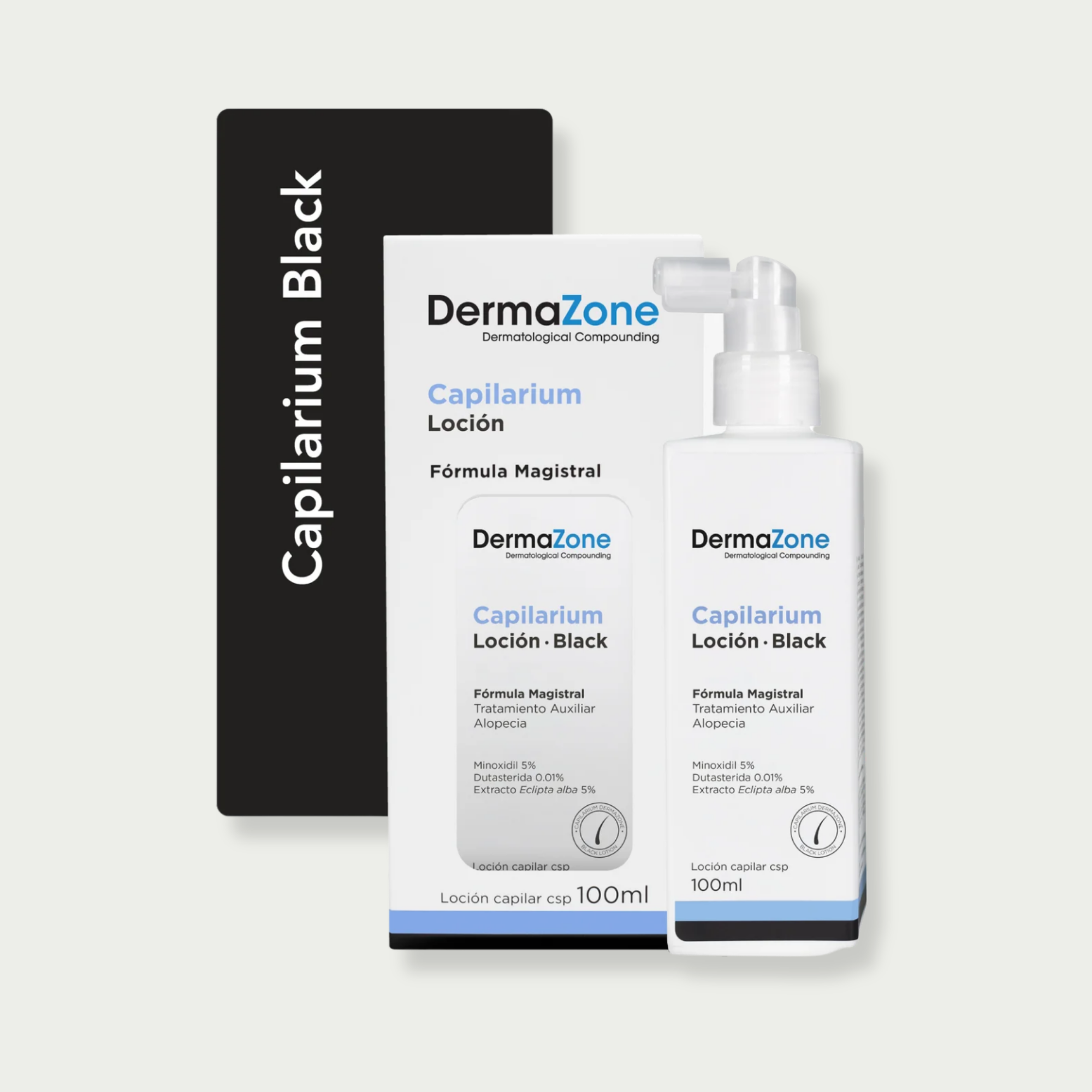 DERMA ZONE CAPILARIUM LOCIÓN BLACK