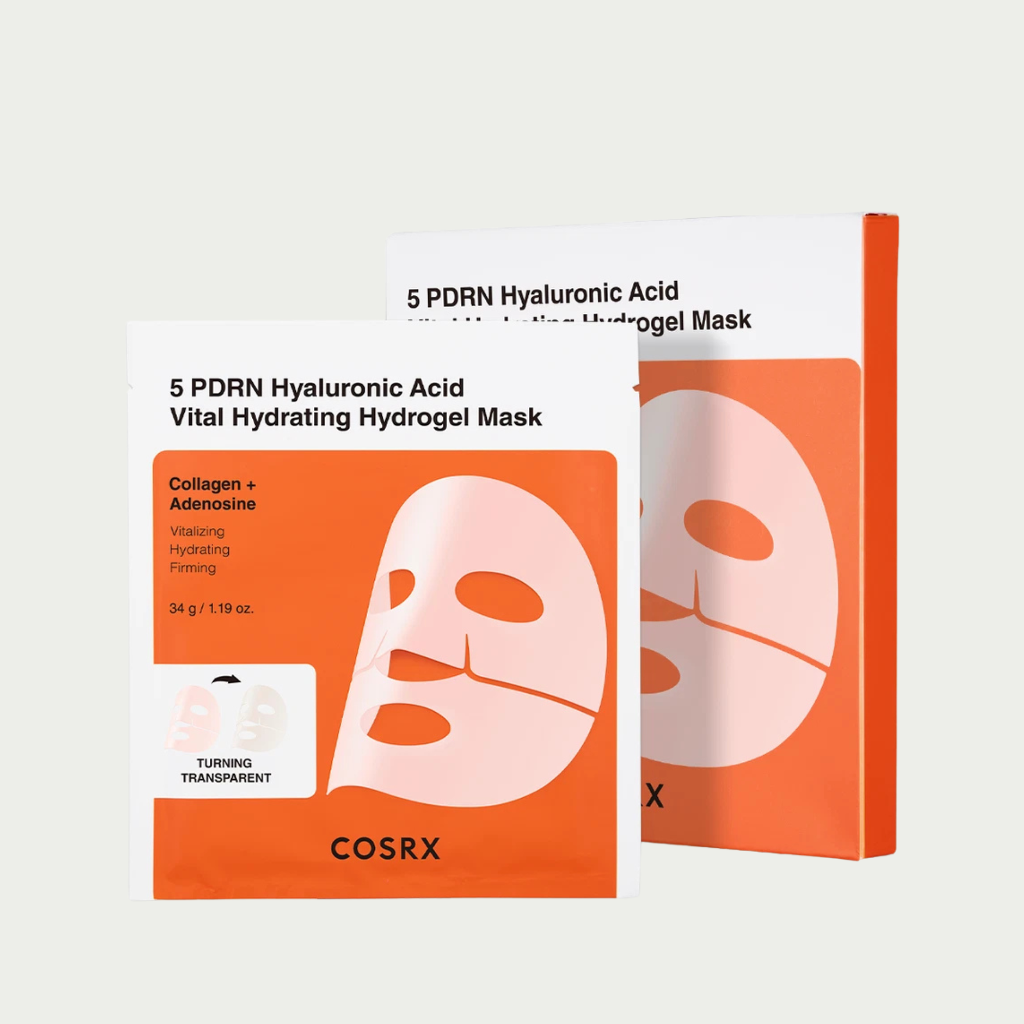 COSRX 5 PDRN HYALURONIC ACID VITAL HYDRATING HYDROGEL MASK