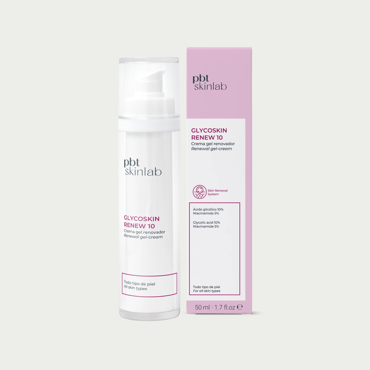 PBT SKINLAB GLYCO SKIN RENEW 10 CREMA GEL RENOVADORA